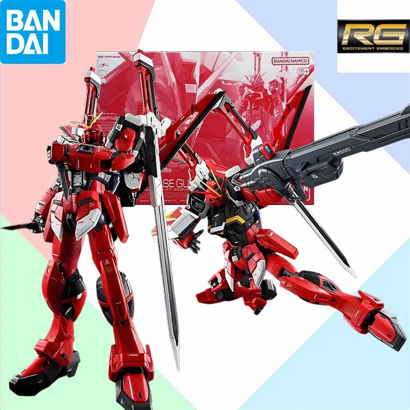 Bandai Original MODEL KIT GUNDAM RG 1/144 SWORD IMPULSE GDAM SPEC II Anime Action Figure Assembly Model Toy Model Gifts For boys Bandai Original MODEL KIT GUNDAM RG 1/144 SWORD IMPULSE GDAM SPEC II Anime Action Figure Assembly Model Toy Model Gifts For boys